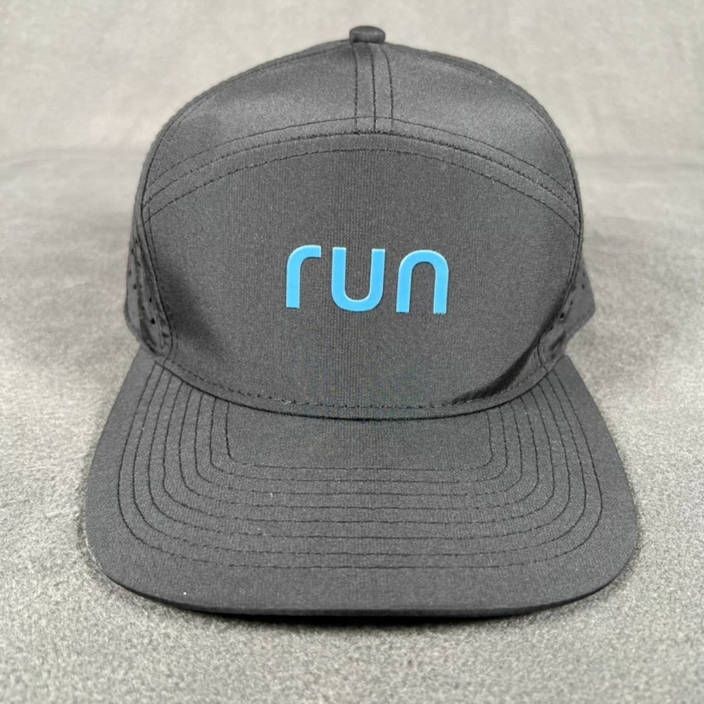 Run Electrifying The Home Cap Black Mens Snapback Dad 100% Polyester Casual Logo
